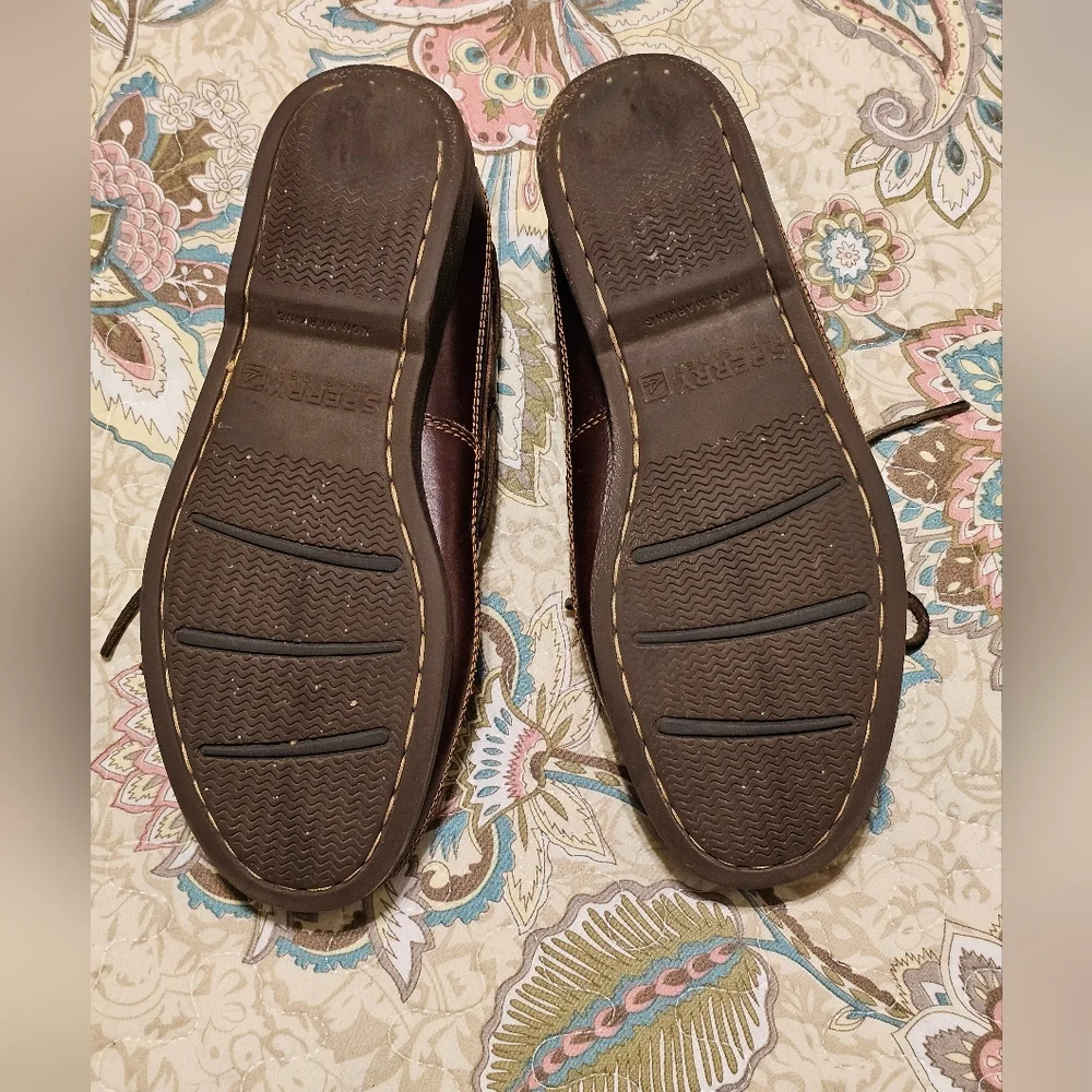 Sperry Top Sider Mako Leather Boat Shoes w/removable Insoles, Men's, Size 10M